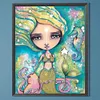 Mermaid - Round AB Drills Diamond Painting(45*55cm)