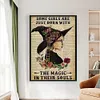 Witch Books-11CT Stamped Cross Stitch 40*60cm/15.75*23.62in(Big Size)