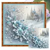 (Multi-Style)Winter Scenery-11CT Stamped Cross Stitch 40*40cm/15.75*15.75in