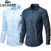 [Lacoste]Męska koszula casual（Kup jeden, dwa dostaniesz gratis）
