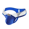 Men's Nylon Belt Ice Silk Wide Belt Thong U Convex Underwear