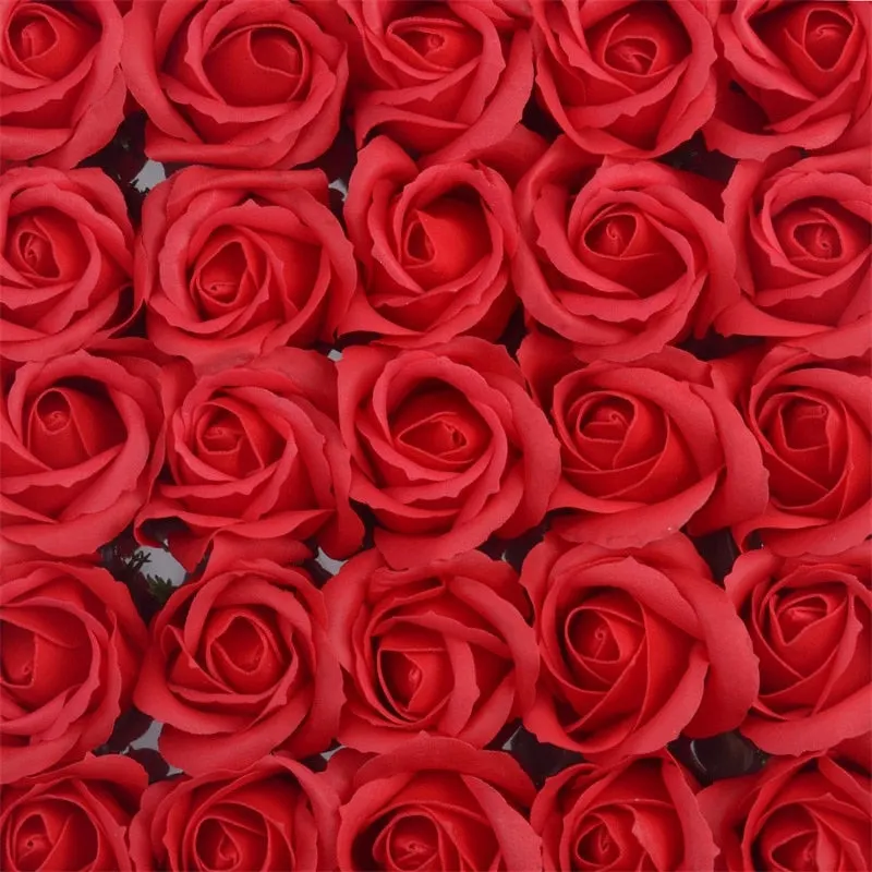 5/10pcs 4.5cm Cheap Artificial Soap Rose Flower Head For Home Garden Wedding Decoratio Valentine'S Day Gift Fake Flower