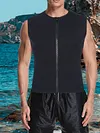 Men Wetsuit Top 3mm Neoprene Wetsuit Vest Elastic Swim Vest for Swimming Diving