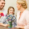 3D Paper Pop Up Flower Bouquet Greeting Card (Little Daisy)