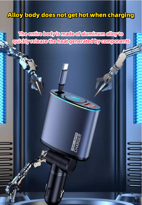 Car Mobile Phone Super Fast Charging Is Suitable For Various Models Of Car Fast Charging Heads