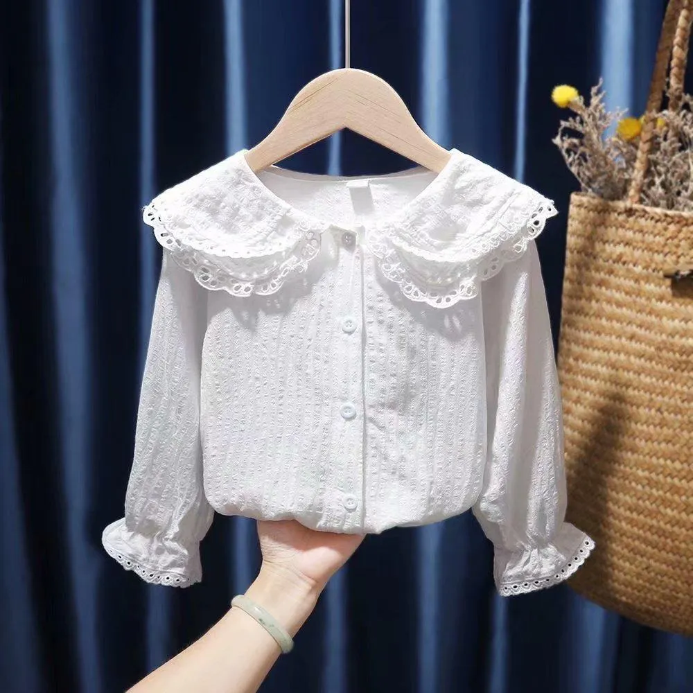 2pcs Dess Sets Dess And T Shirt Cotton Denim Baby Girls Dress Long Sleeve Child Clothing