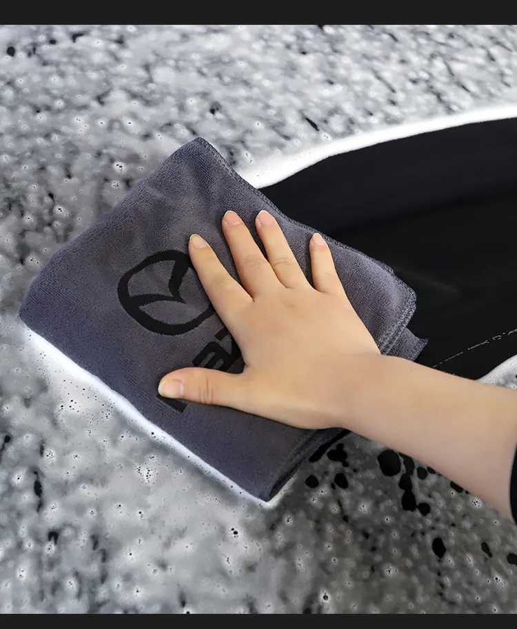 Microfiber car water stain wiper towel