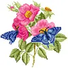 Butterfly - 9CT Partial Beaded Cross Stitch Kit(27x27cm)