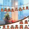 8Pcs Double Side Effect Acrylic Special Shaped Christmas Theme Xmas Trees Hanging Pendant Kits