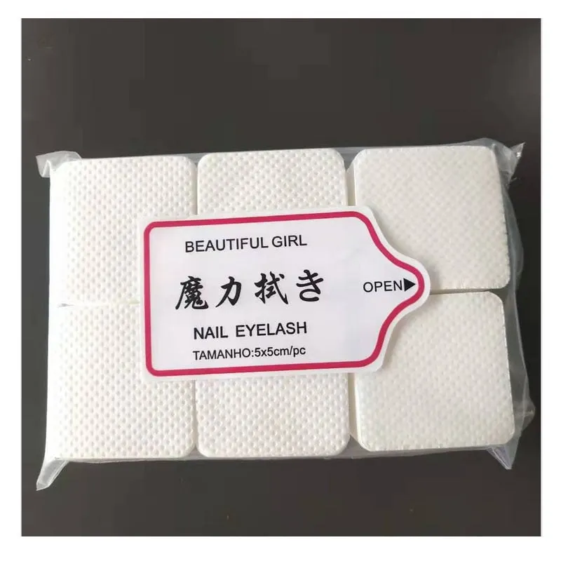 Lint Free Nail Polish Remover Cleaner Wipes Acrylic UV Gel Tips Cotton Pads Cleaning Manicure Tools-Nail Inspo