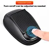 Solar-Power Car Roof Light with RC Punch-Free Universal Signal Mouse Lamp RGB Solar Powered Strobe Pilot Light for Pickup Trucks SUV Motorcycles