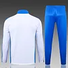 2024 Brazil Half-Pull Training Suit Off-White Soccer Shirt