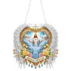 (US Local)Jesus Praying DIY Diamond Painting Dots Pendant Rhinestone Diamond Art Pendants