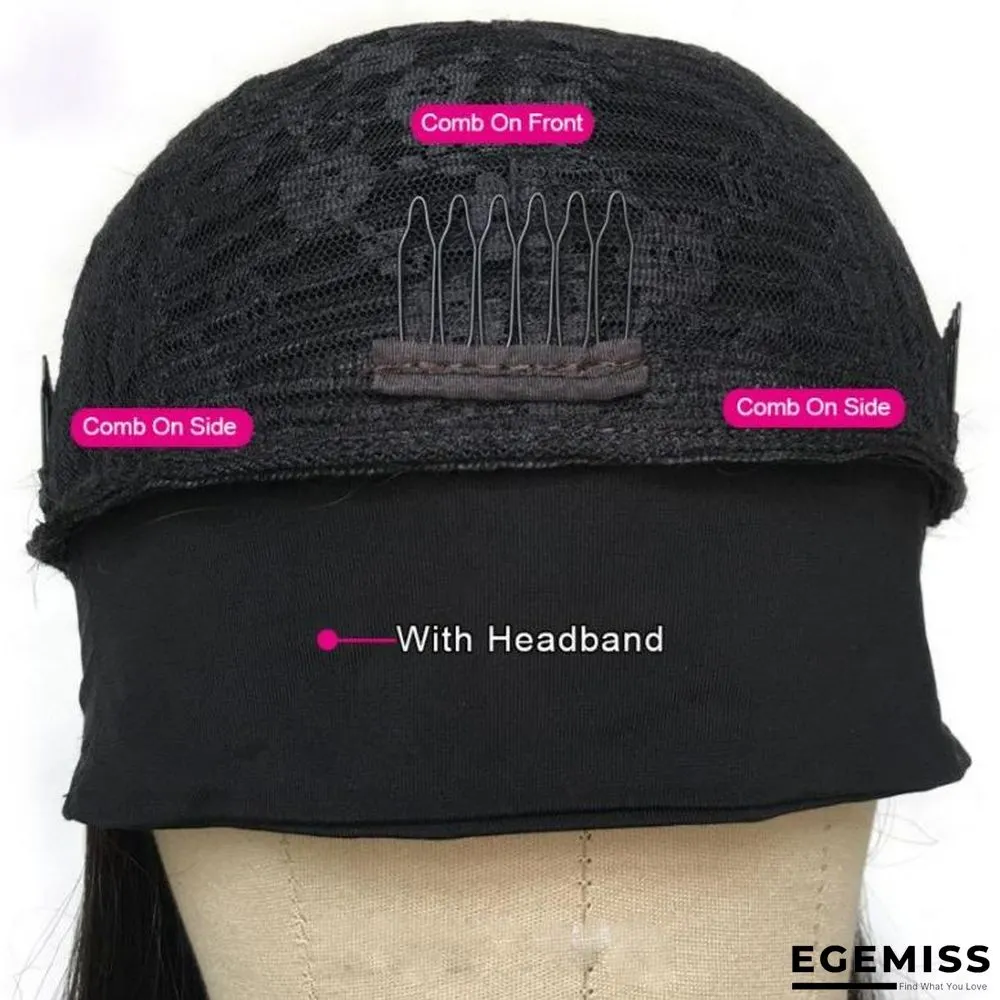 European and American Long Curly Hair Headband Wig Chemical Fiber Headgear | EGEMISS