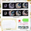 (US Local)6Pcs Moon Butterfly Diamond Painting Greeting Card Diamond Handmade Card