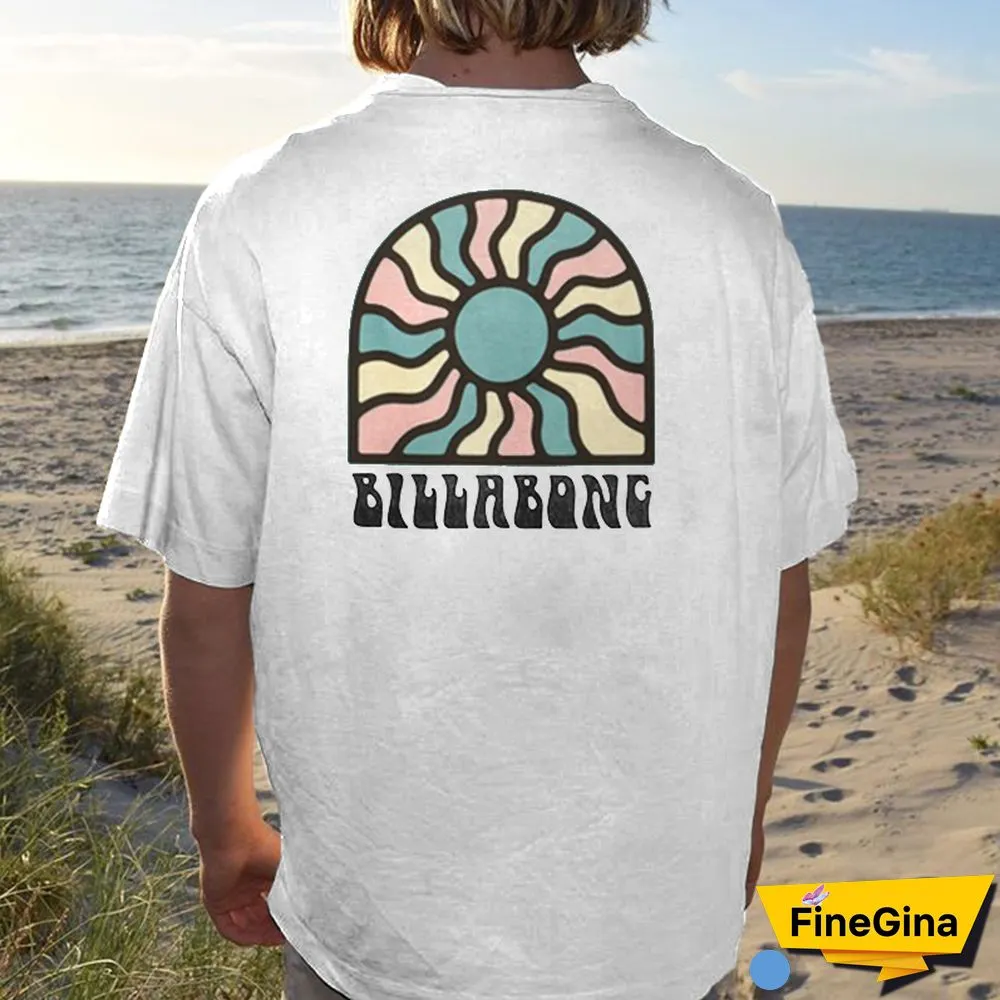 Men Fashion Billabong Print T-Shirt
