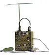 Retro old-fashioned telegraph radio transmitter model decoration ornaments