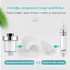 Shower Filter Transparent Bath Filter 5 Micron Cotton Filter for Home Kitchen