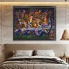 (Big Size)Winnie The Pooh - 11CT Stamped Cross Stitch - 60*50cm - Disney