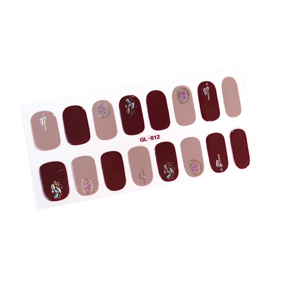 Three Sorts 0f Nail Stickers Nail Wraps DIY Full Cover Nail Stickers Novidades Designer Nail Decals Nails Sticker Designer