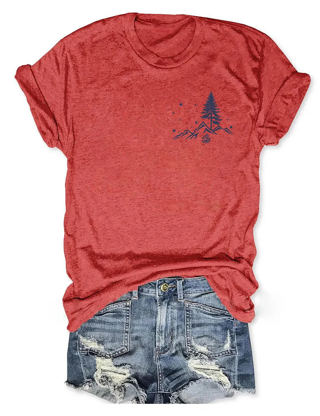 No City Lights Just Campfire Nights T-shirt