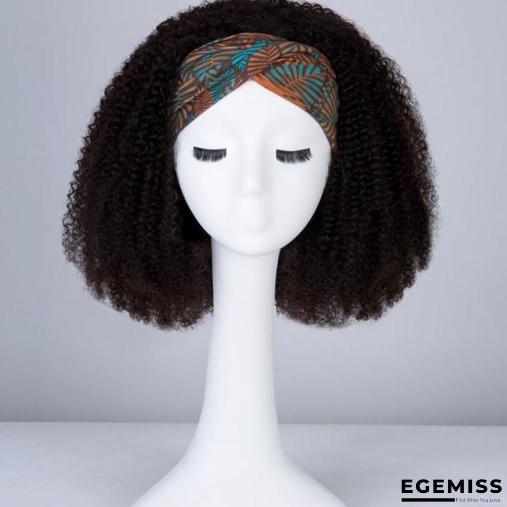 European and American Long Curly Hair Headband Wig Chemical Fiber Headgear | EGEMISS