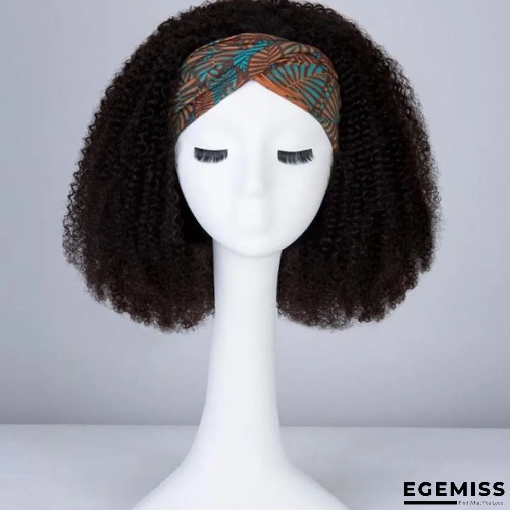 European and American Long Curly Hair Headband Wig Chemical Fiber Headgear | EGEMISS