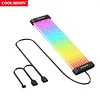 COOLMOON Light Strip 8Pin/24Pin ARGB Power Supply Decorative Line 5V Sync Replacement Multifunctional DIY for Power Supply Unit