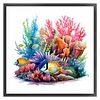 Underwater World - 14CT Stamped Cross Stitch - 40*40cm - Animal