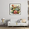 Succulent - 14CT Stamped Cross Stitch - 40*40cm - Flower