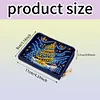 (US Local)DIY Diamond Art Diamond Dot Card Pack 5D Diamond Painting Pouch (Christmas Tree)