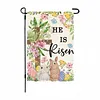DIY Diamong Painting Double Sided Drills Garden Flags Outdoor Decor Holiday Garden Decorations Kit(Easter)