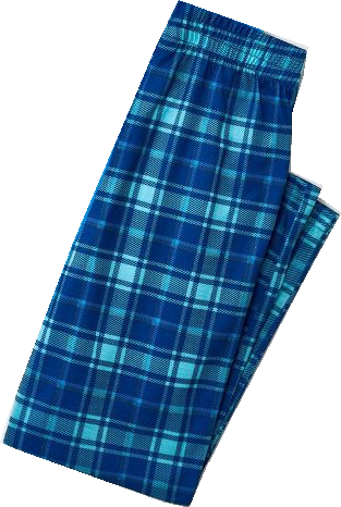 "2024 Family Christmas Making Memories Together" Text Ring Pattern - Blue Long Sleeve Top With Blue Plaid Family Matching Pajamas