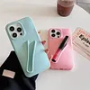 💄Luxury 3D Lipstick Hole Design Silicone Phone Case