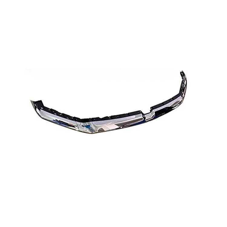 SEBLAFF Front Upper Grille Trim Molding Chrome and Black Plastic Replacement for 2019-2022 Ram 1500