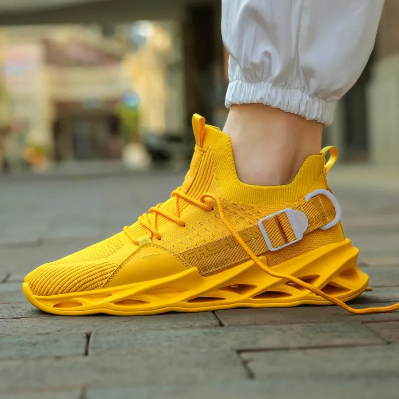 Men's Blade Sneakers Lightweight Running Shoes Non-slip Comfort Tennis