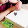 4pcs Diamond Painting Cartoon Refrigerator Magnets Sticker Kit