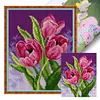 Tulips-11CT Stamped Cross Stitch 40*50cm/15.75*19.69in