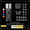 SIDANDE Four Color Photography Flashlight 8400mAh Power Portable Photography Spotlight, LED Flashlight Aluminum Alloy Light for Video Recording and Video Blogging