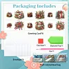 6Pcs Diamond Art Greeting Cards Xmas Atmosphere Congratulations Cards Gift
