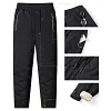 Pantalon de surv&ecirc;tement doubl&eacute; en polaire douce avec cordon de serrage