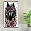 5D DIY Full Round Drill Diamond Painting Wolf Kit Art Home Decoration (NH3249)