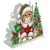 Acrylic Double Sided Christmas 5D DIY Diamond Art Paper Towel Storage Rack Decor Napkin Holder Kit