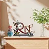 Diamond Painting Acrylic Butterfly Letter Clock Ornament