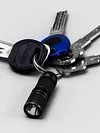 Small Pocket Torch USB Charging Mini Keychain LED Flashlight for Home Emergency