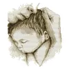 Embrace-14CT Stamped Cross Stitch Kit(28*31cm)