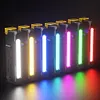 RGB LED Flashlight Rechargeable Flashlight 680 Lumens Work Light with Side Light