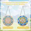 Diamond Painting Acrylic Single-Sided Drill Mandala Pendant Window Hanging Ornament