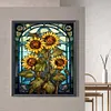【Limited Stock Sale】（Big Size)Sunflower Glass Painting-Paint by Numbers Acrylic Painting 50*60CM