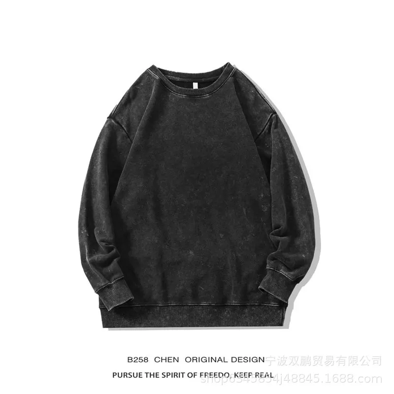 Athvotar Athvotar Autumn And Winter New Pure Cotton Water Wash Old Sweater Women In Batik Retro Print Top Lady